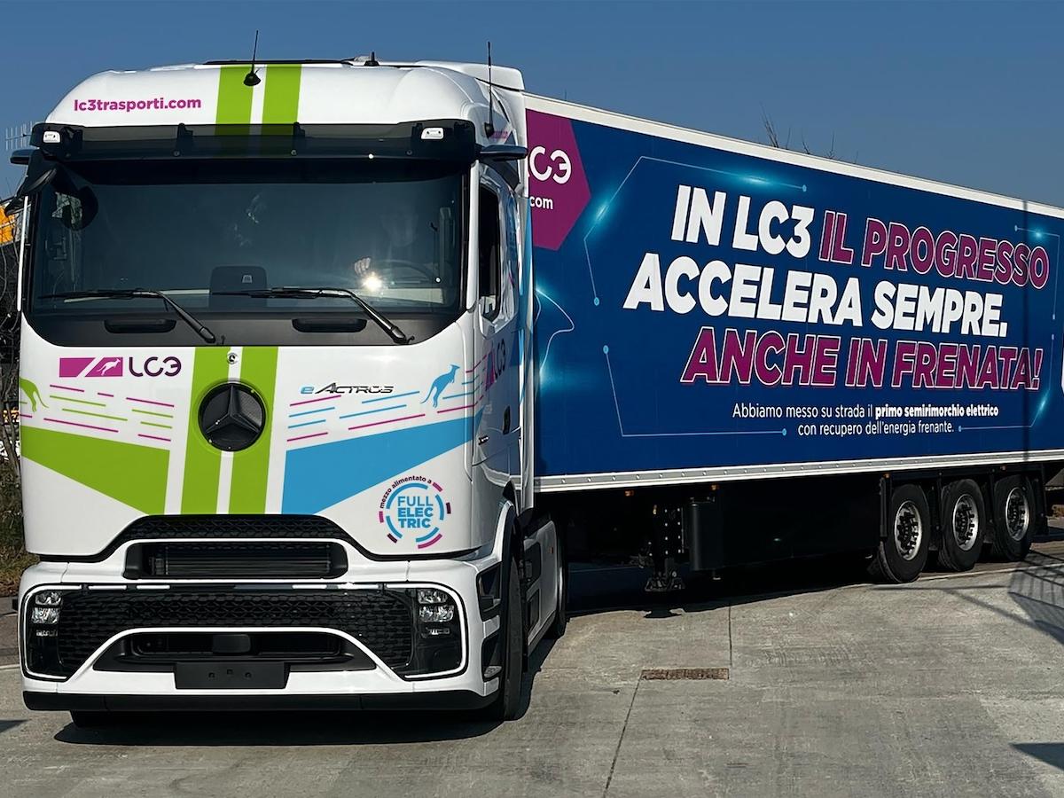 LC3 porta su strada il Mercedes eActros 600 