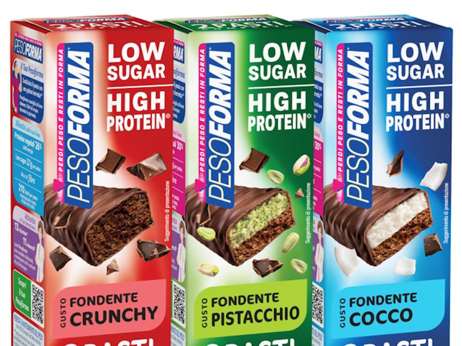 Pesoforma presenta "2Pasti low sugar-high protein"