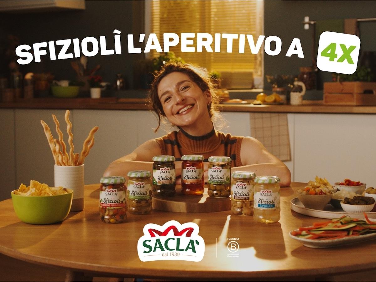 "L’Aperitivo a 4X" è la nuova campagna di Saclà