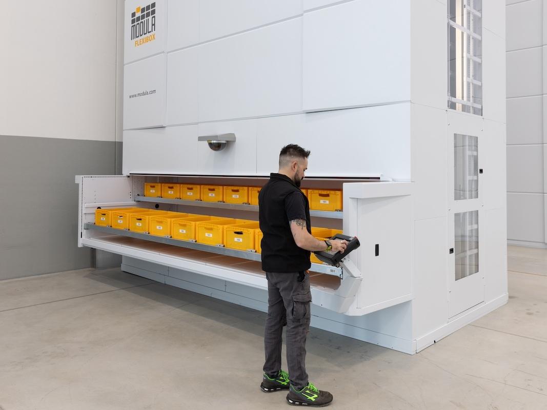 Modula Flexibox presenta il nuovo sistema di stoccaggio automatizzato