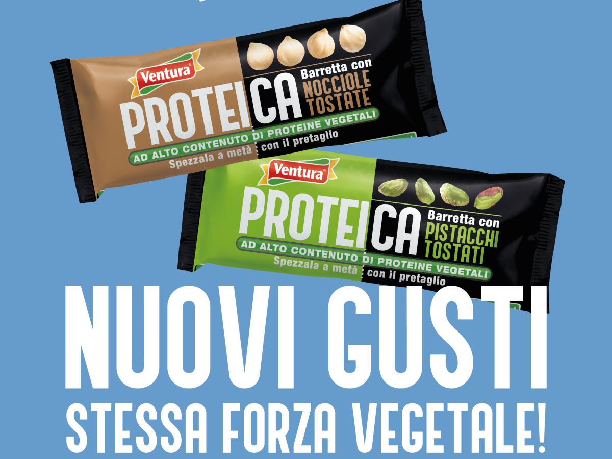 Ventura lancia due nuove barrette Proteica Ventura lancia due nuove barrette Proteica