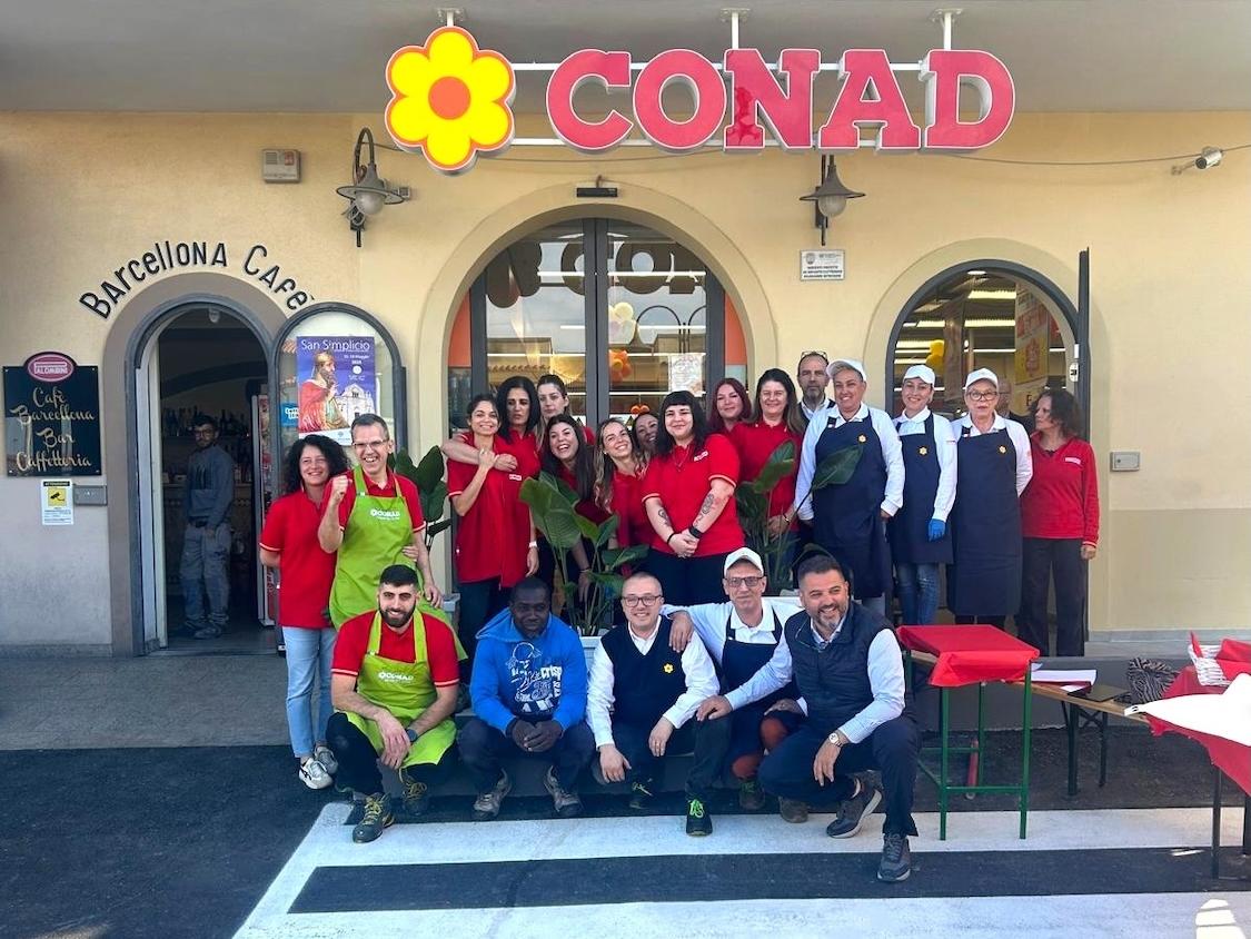 Riapre il punto vendita di Conad a Olbia