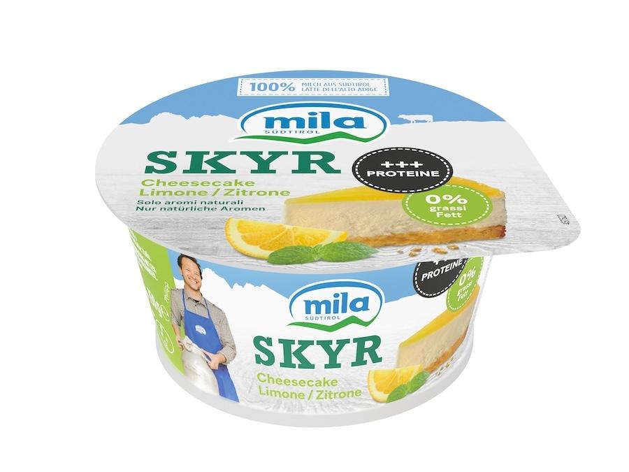 Mila propone lo skyr cheesecake al limone