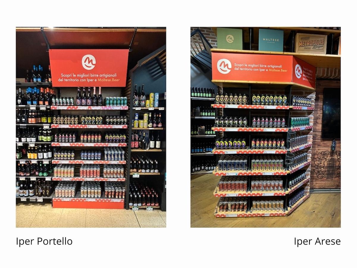 Iper La grande i e Maltese portano l’eccellenza della birra artigianale in Gdo