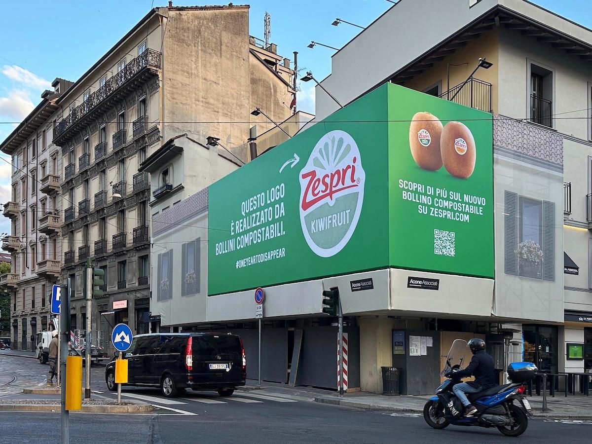 Zespri introduce il bollino compostabile