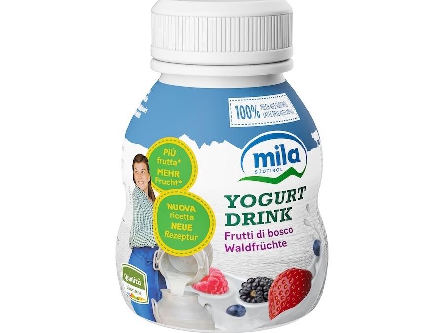 Mila rinnova la ricetta degli Yogurt da bere