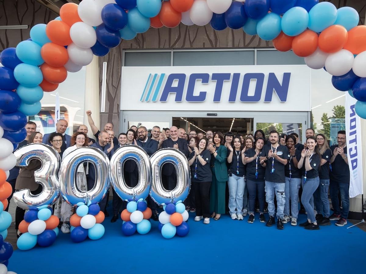 Action arriva a 3.000 store in Europa