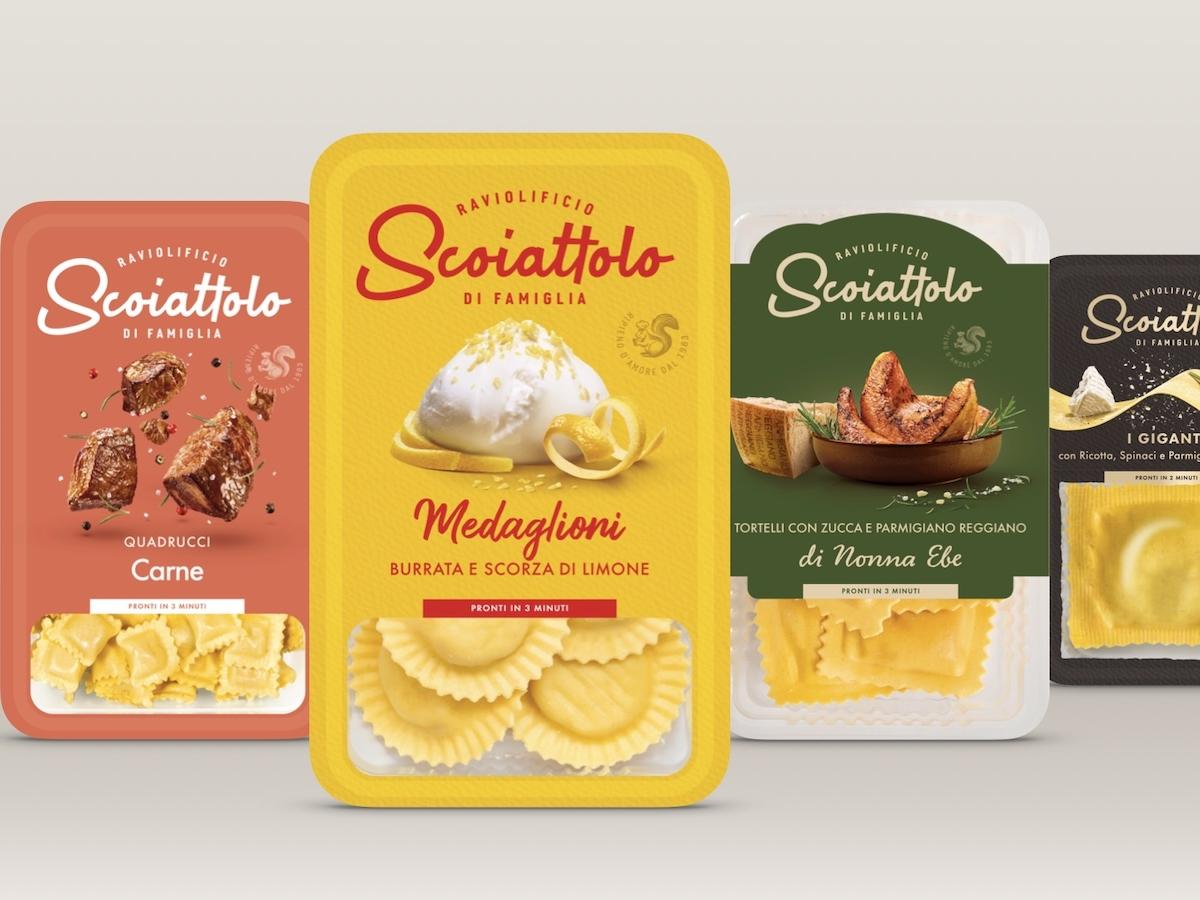 Rebranding per Raviolificio Scoiattolo