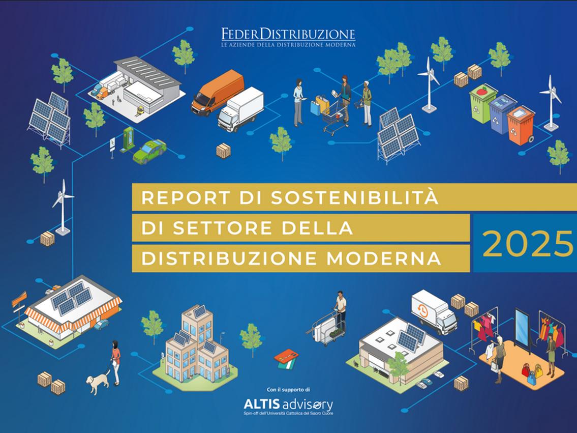 Federdistribuzione pubblica il report di sostenibilità 2025