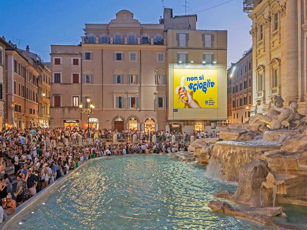 Chiquita porta nel cuore di Roma “Likely the best snack ever" - Distribuzione Moderna