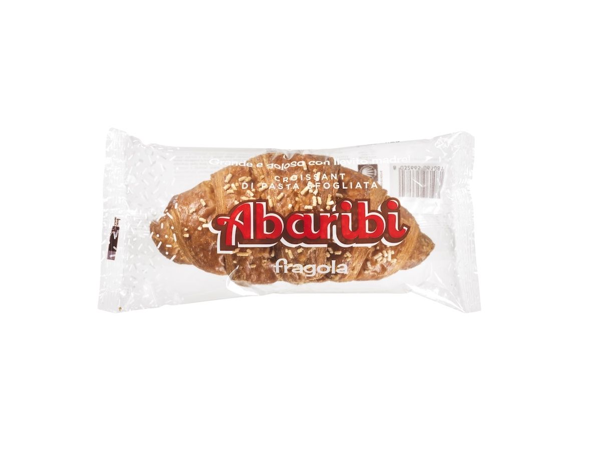Abaribi lancia il croissant da 60 g con farcitura alla fragola per la Gdo