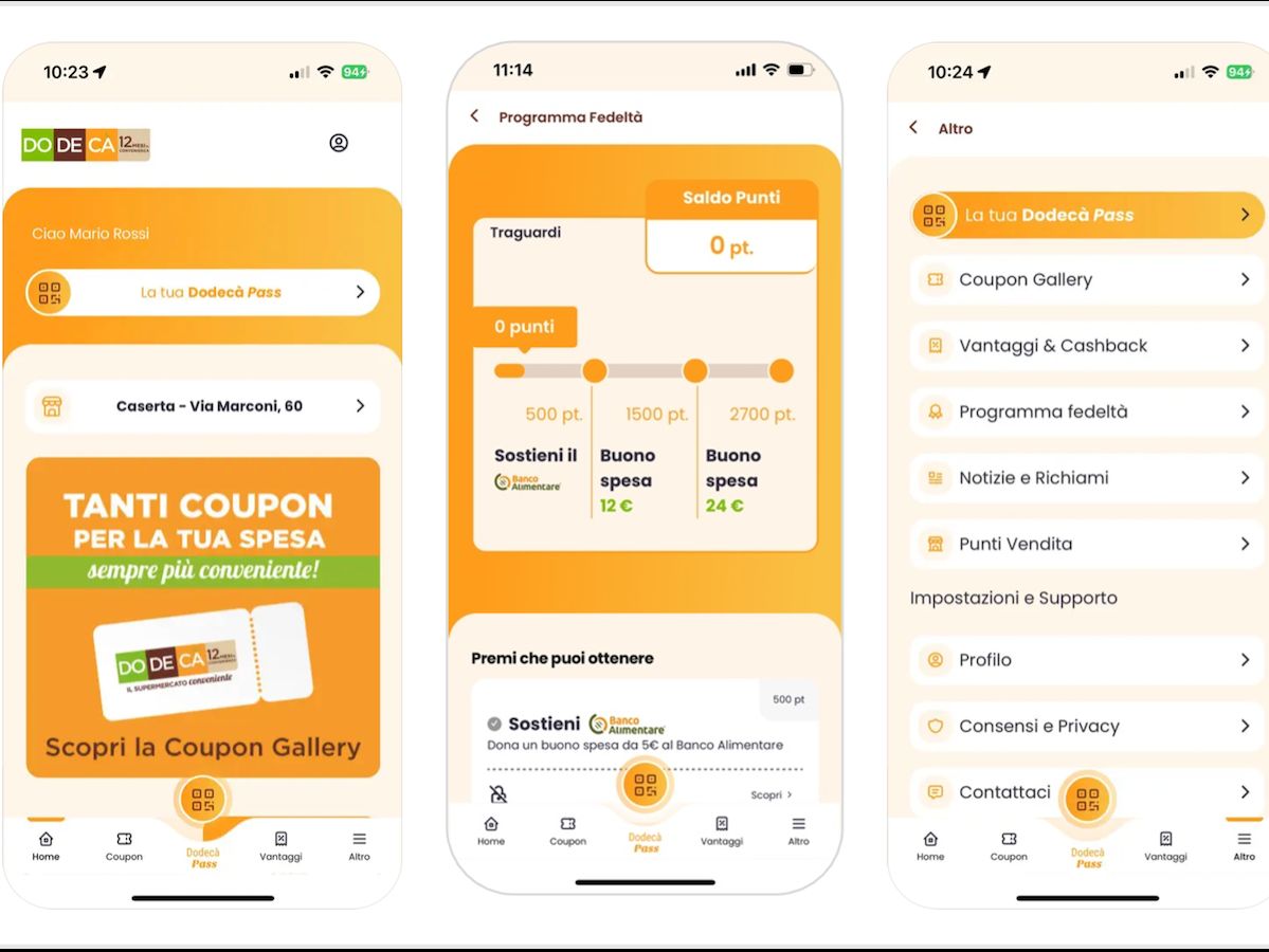 Multicedi introduce Dodecà: l'app che premia la spesa e sostiene il Banco Alimentare