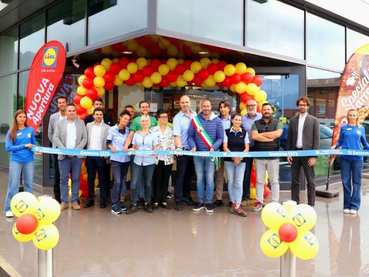 Nuova sede per Lidl a Gemona (Ud):  inaugurato il punto vendita di Via Taboga