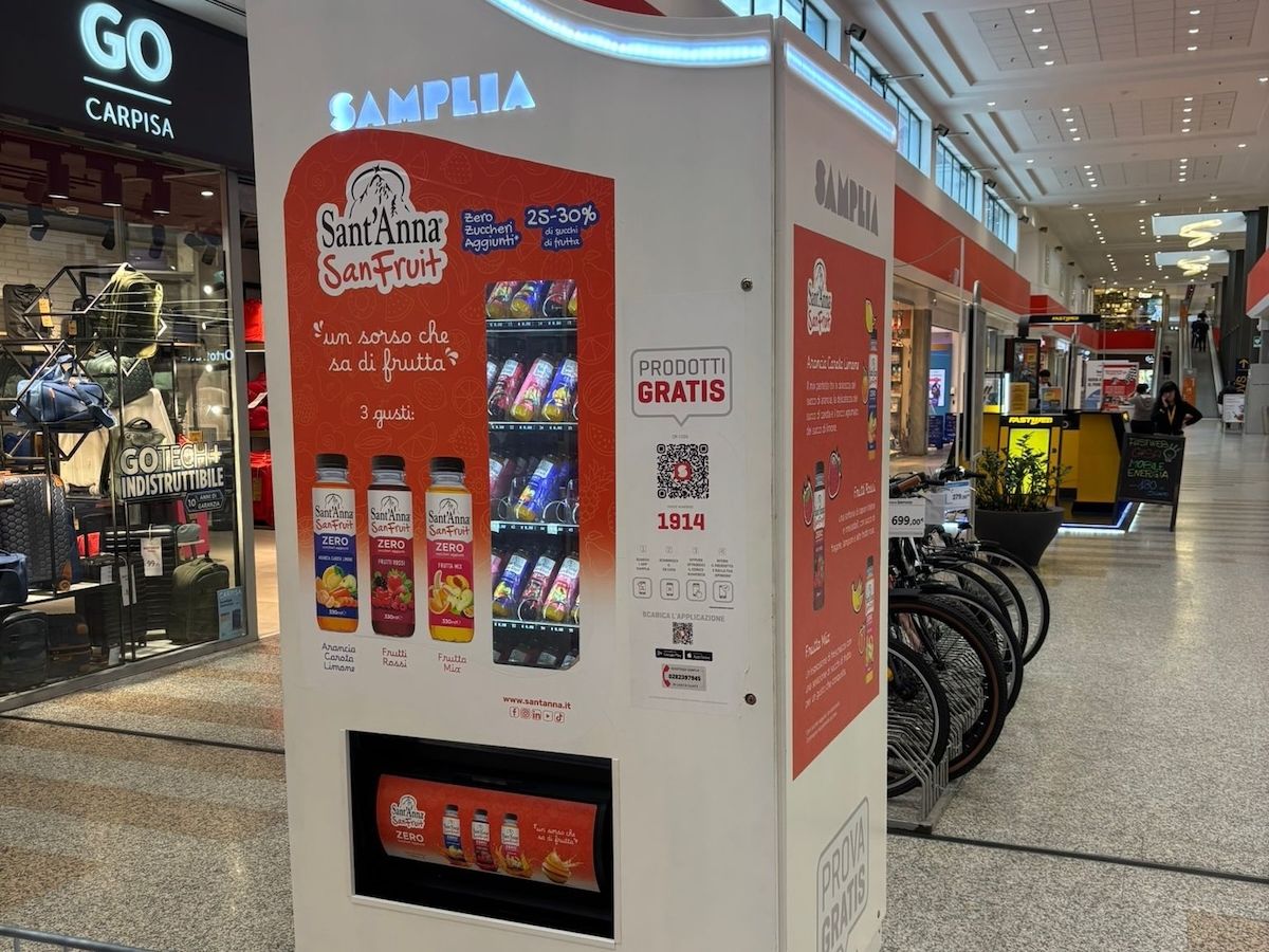 Acqua Sant’Anna: a settembre sampling gratuiti di Sanfruit e Santhè nei centri commerciali