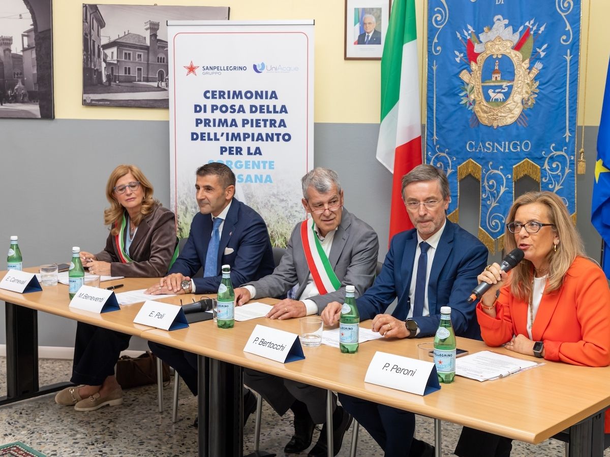 Sanpellegrino avvia la costruzione di un impianto per la gestione della Sorgente Nossana