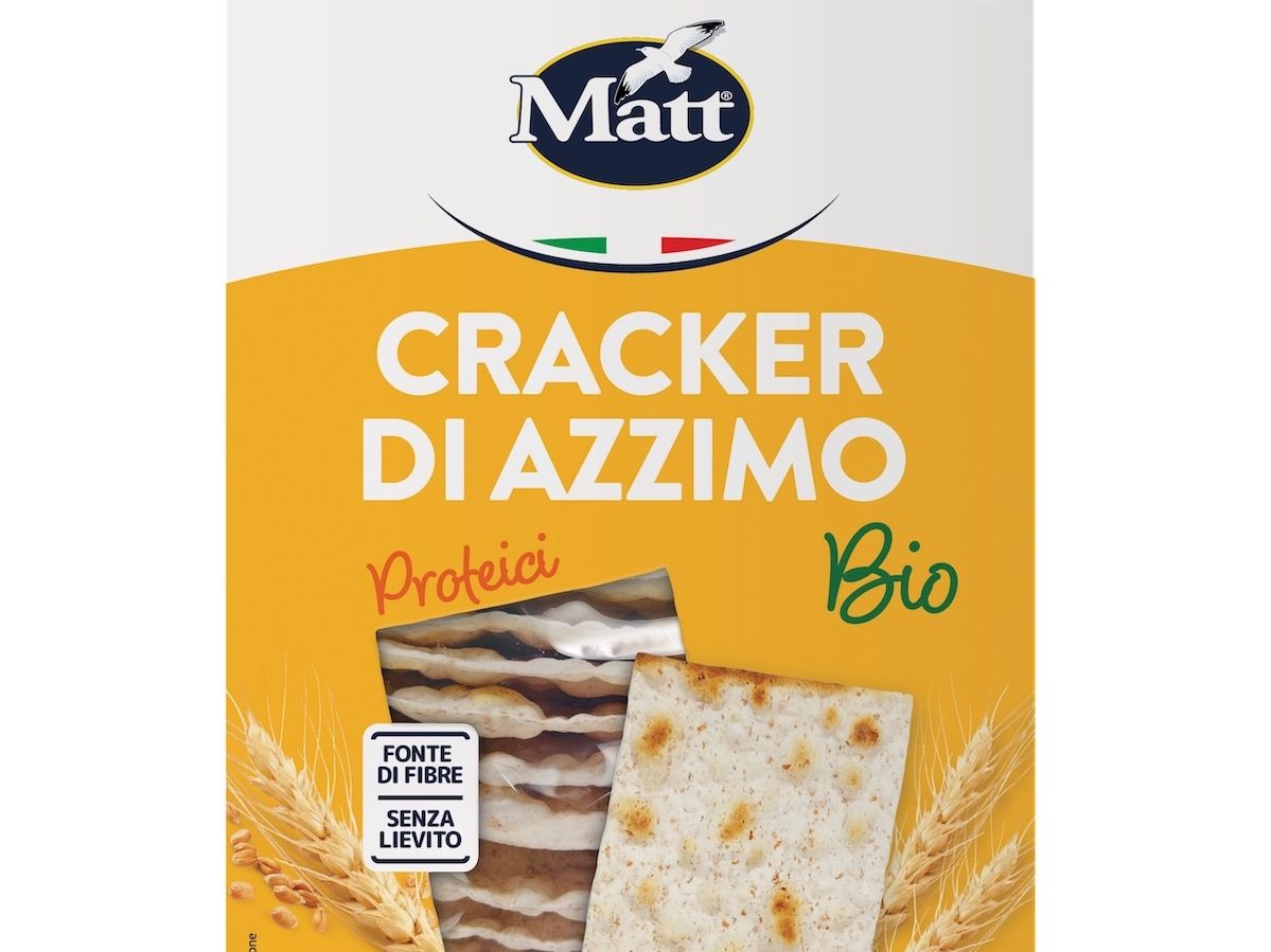 Matt presenta i Cracker di azzimo bio per uno snack leggero e sano