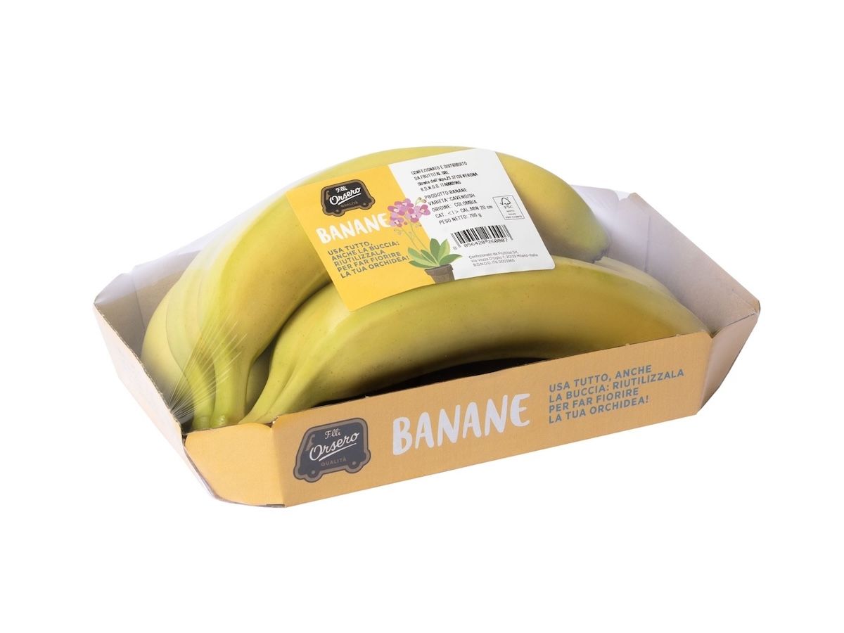 F.lli Orsero: edizione limitata per valorizzare anche la buccia della banana