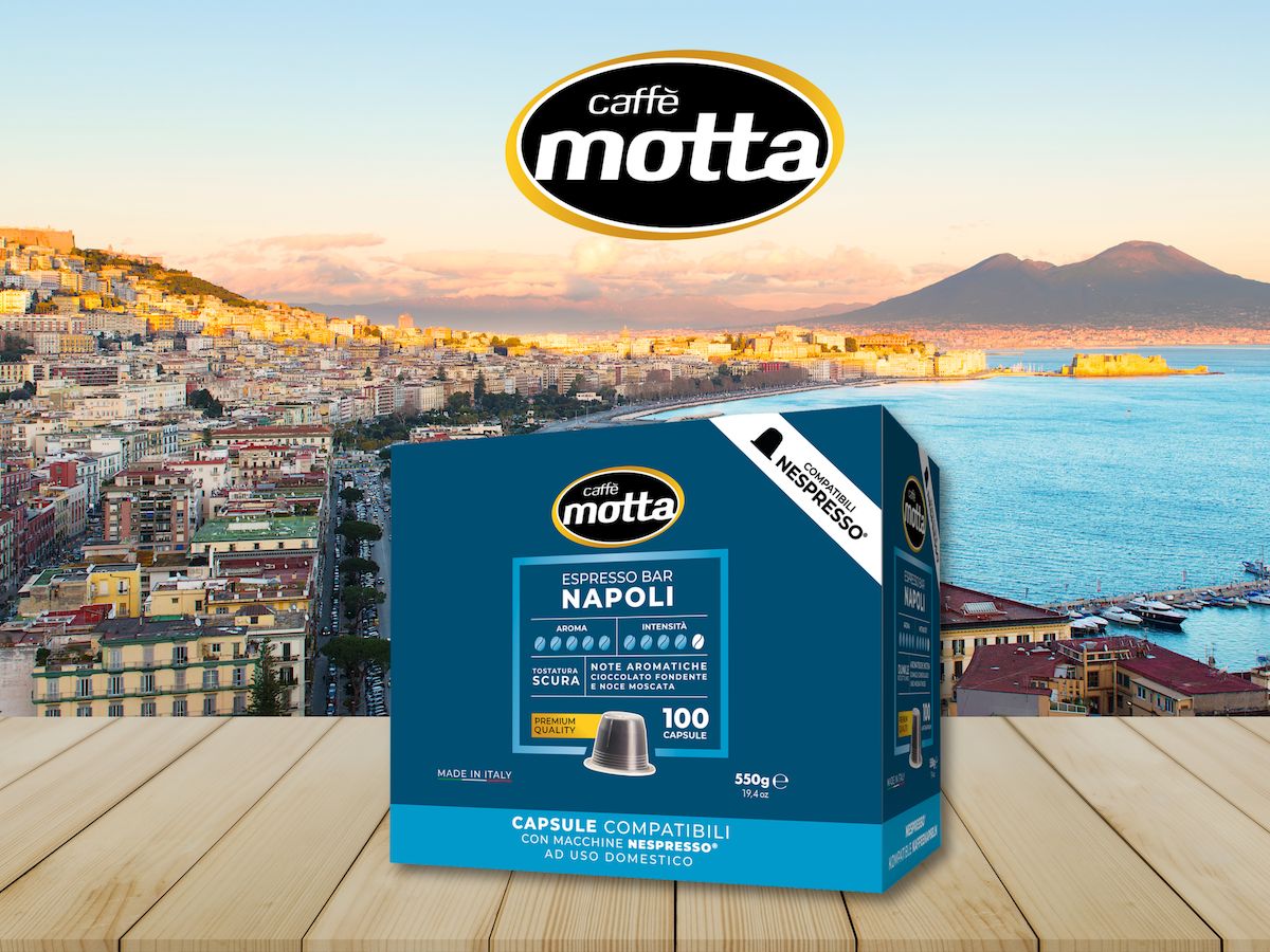 Caffè Motta amplia la gamma con le Capsule espresso bar Napoli compatibili Nespresso