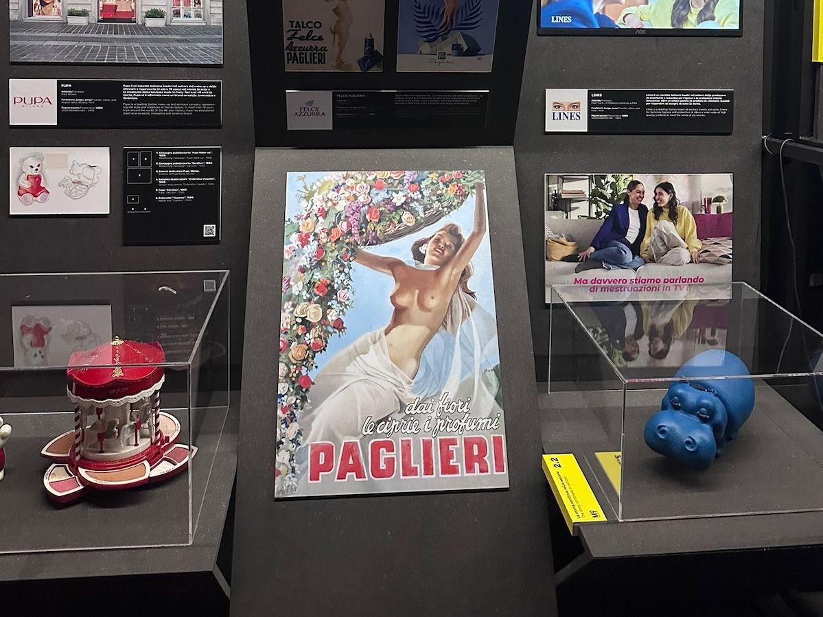 Felce Azzurra tra i marchi storici protagonisti della mostra Identitalia