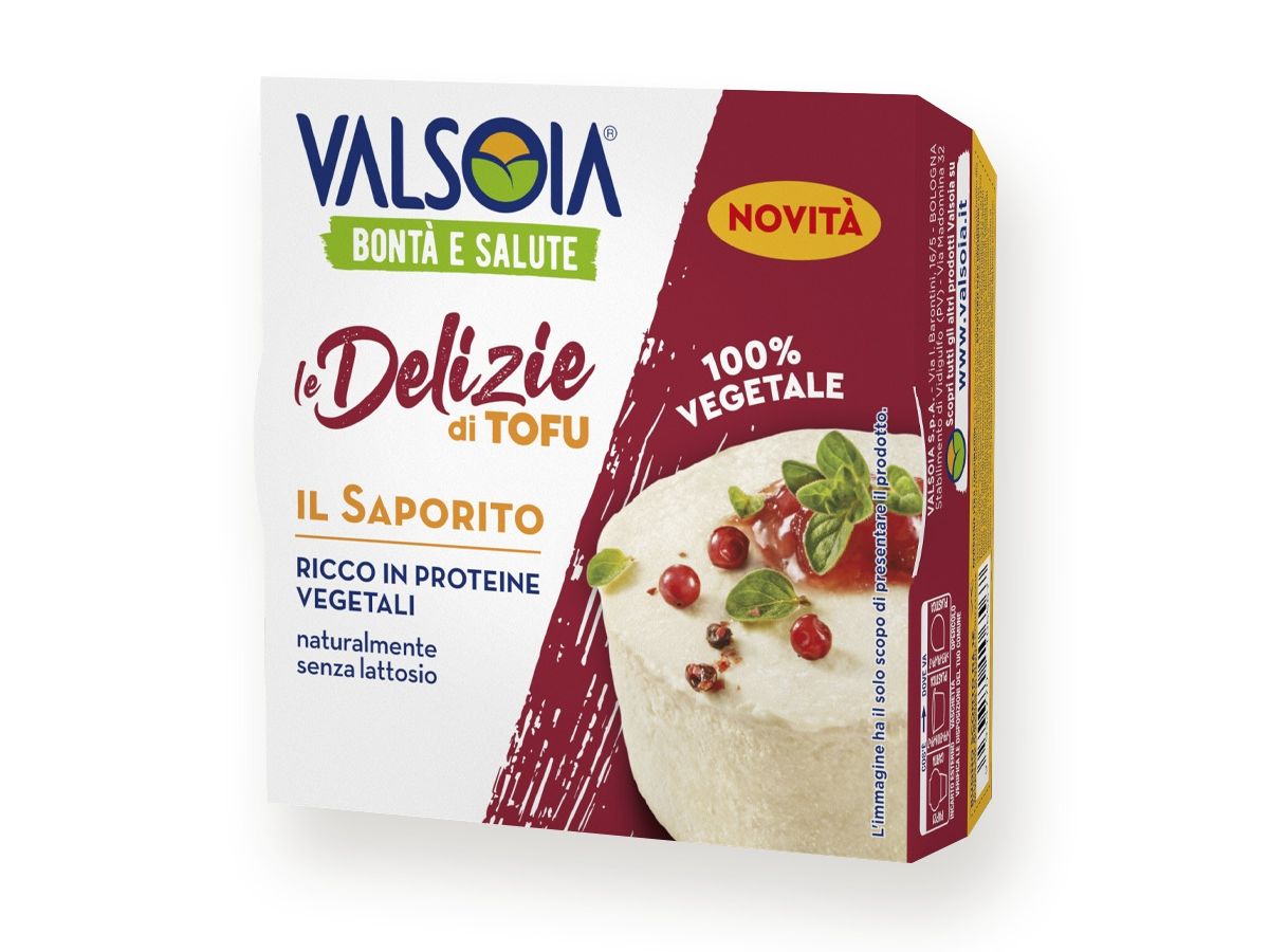Valsoia presenta “Le delizie di tofu”, linea di alternative vegetali al formaggio