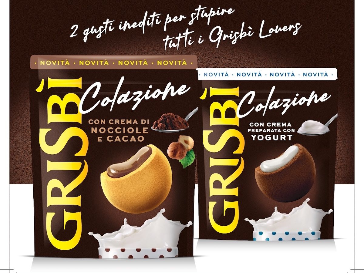 Grisbì si arricchisce con le varianti nocciole e cacao e yogurt