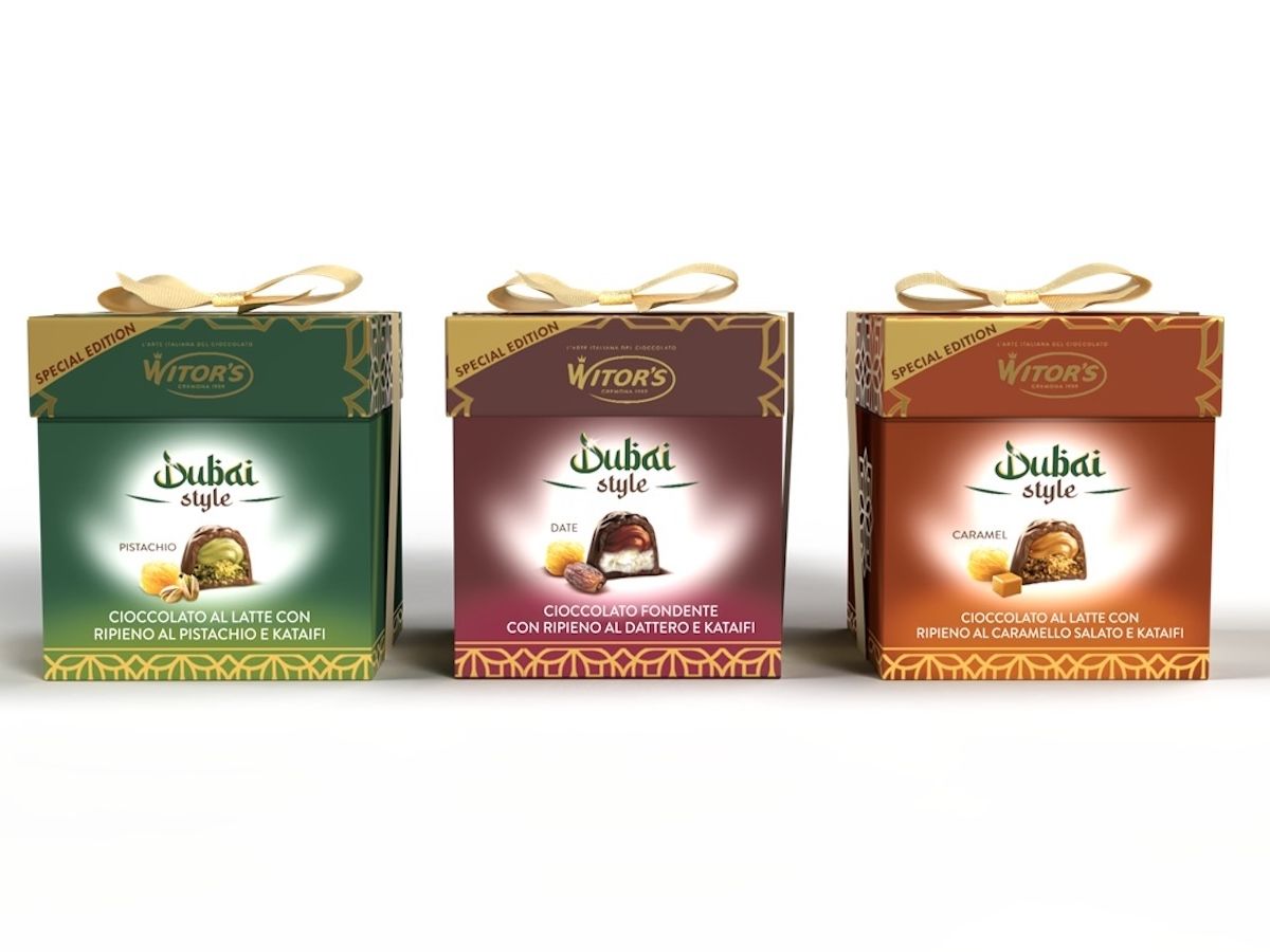 Dubai Style è la nuova collezione di praline di Witor’s che racconta l’Oriente