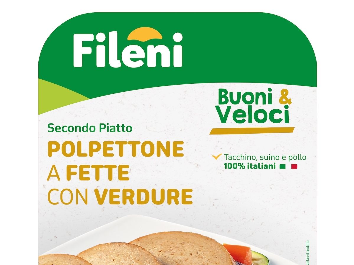 Fileni amplia la linea Buoni & Veloci con il Polpettone a fette con verdure