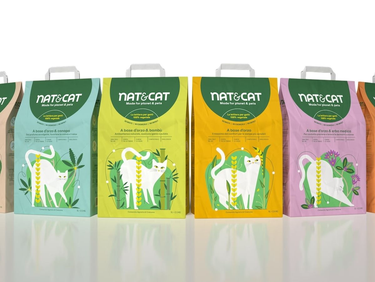 Nat&Cat: la prima lettiera compostabile per gatti certificata Cic