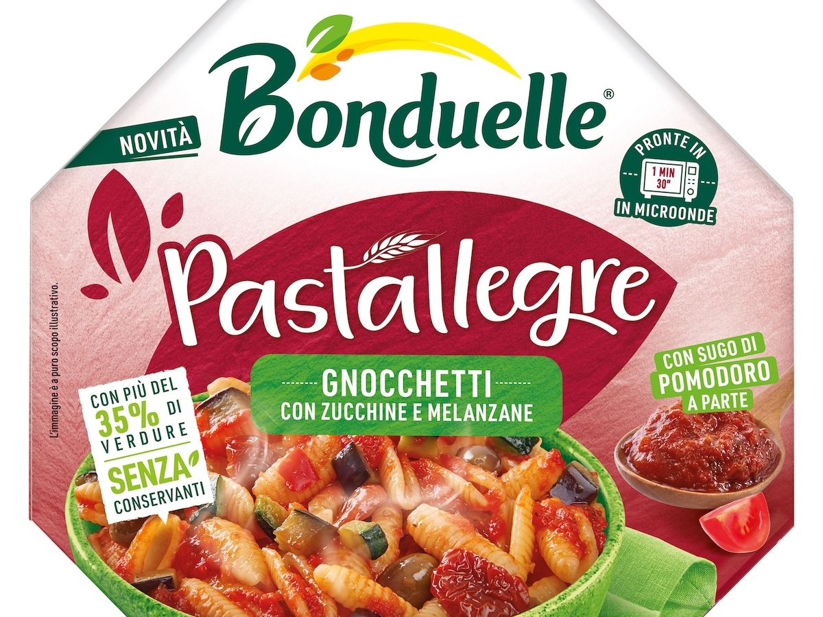 Pastallegre di Bonduelle amplia l'offerta nell'ortofrutta e debutta nel frozen
