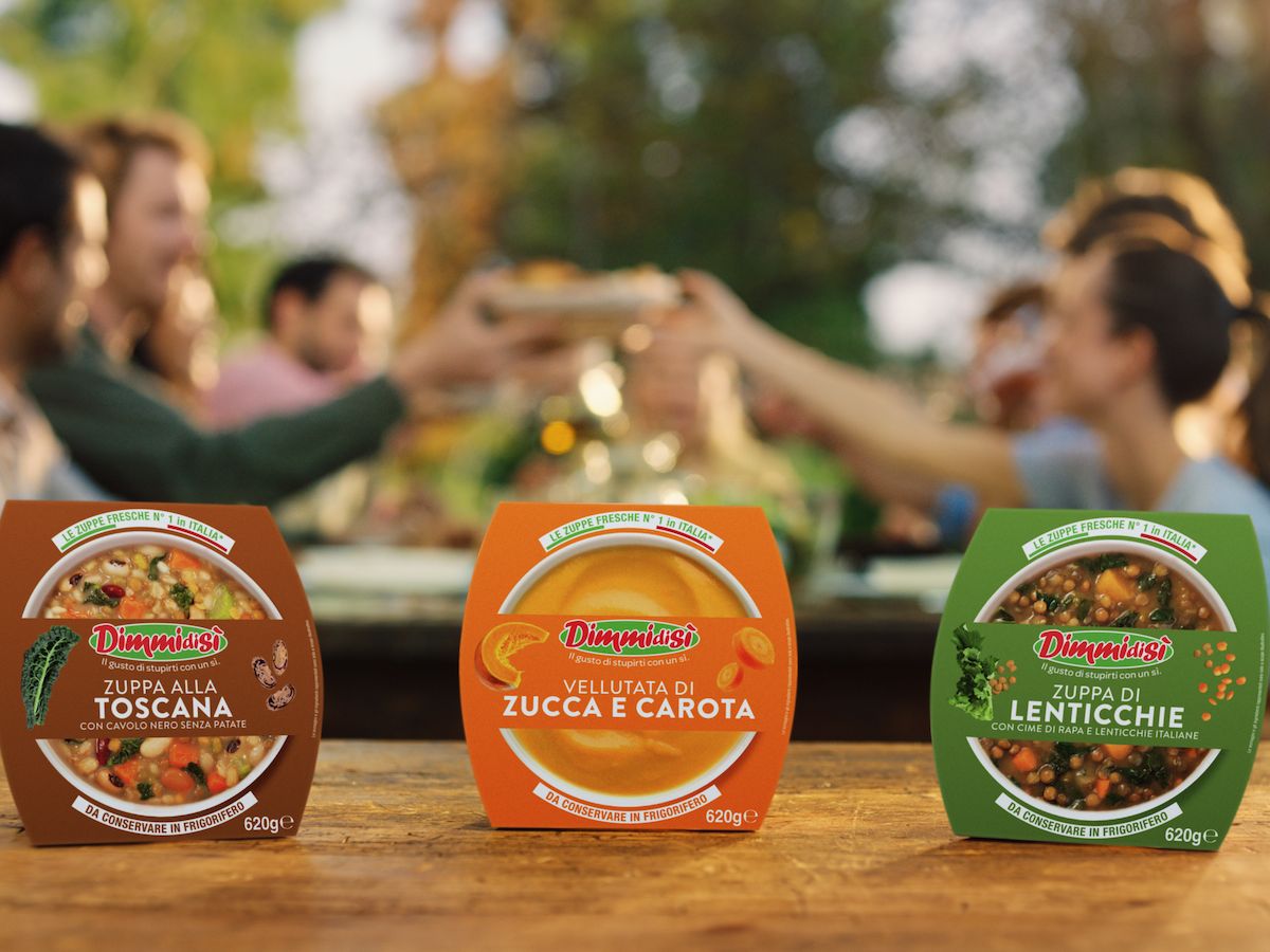 La Linea Verde lancia il flight autunnale della campagna dedicata alle zuppe fresche DimmidiSì