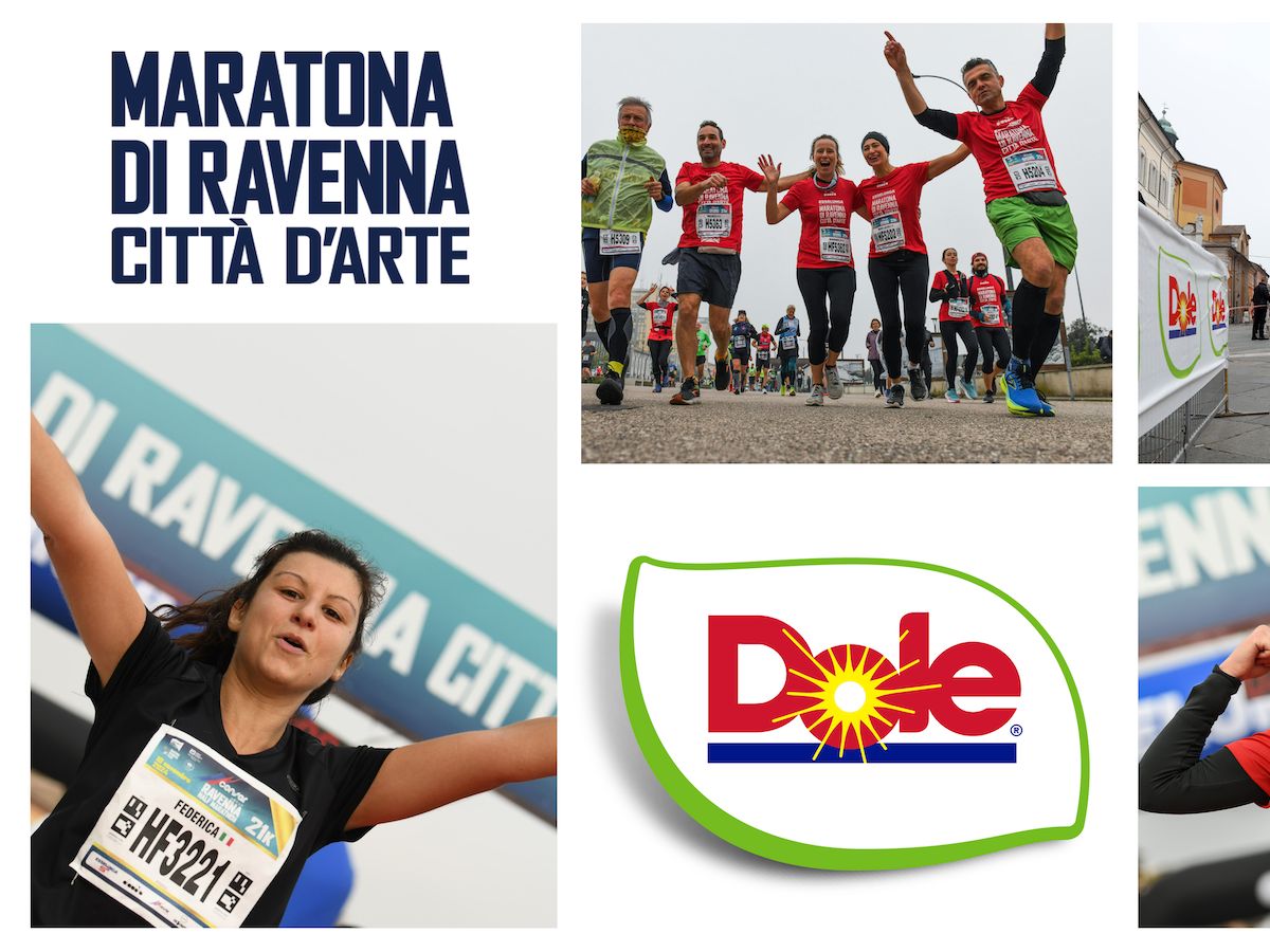 Dole Italia porta la sua energia alla Maratona di Ravenna: frutta fresca e sostenibile per i runner