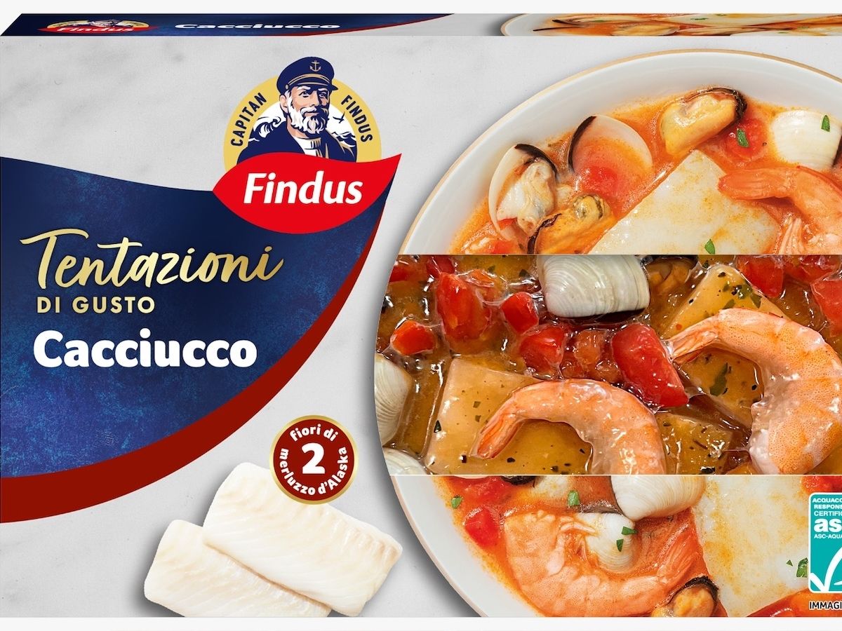 Findus amplia la linea “Tentazioni di Gusto” con la zuppa di pesce Caciucco