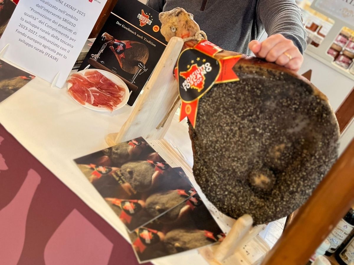 Prosciutto Toscano Dop: attività di promozione in Germania da Eataly Monaco