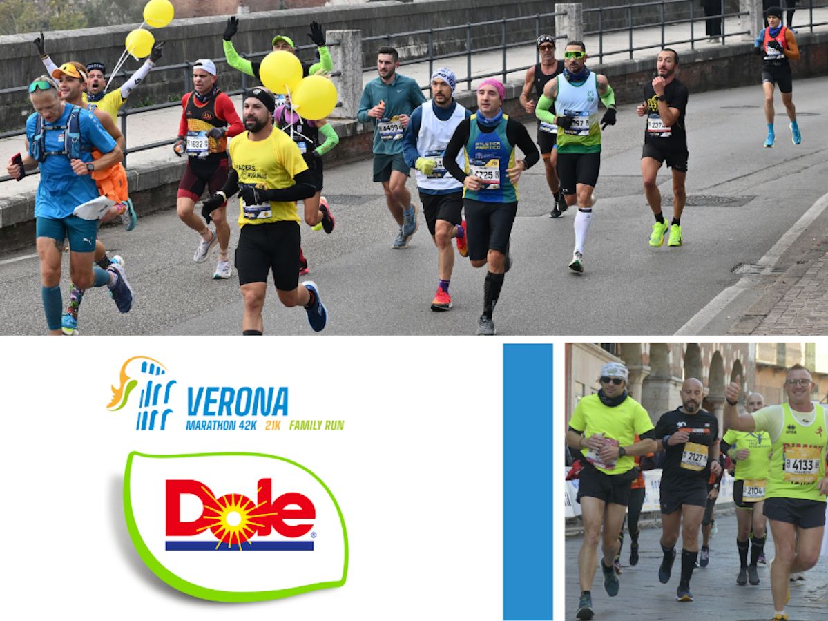Dole Italia sponsor della Maratona di Palermo e della Verona Run Marathon