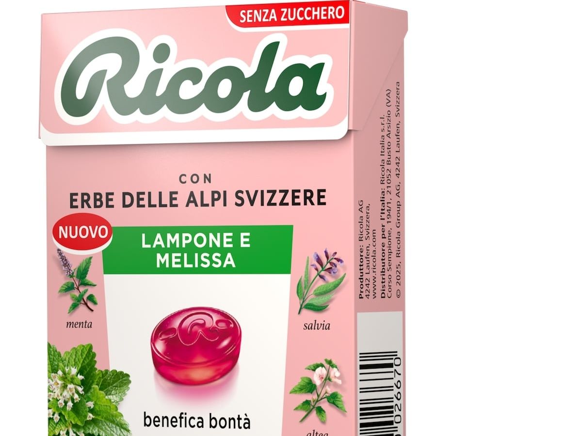 Ricola: arriva il nuovo gusto Lampone e melissa con 13 erbe delle alpi svizzere