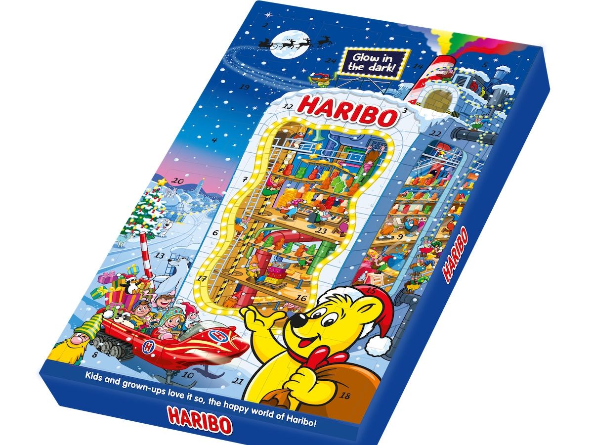 Haribo rinnova il calendario dell’Avvento con una nuova veste grafica