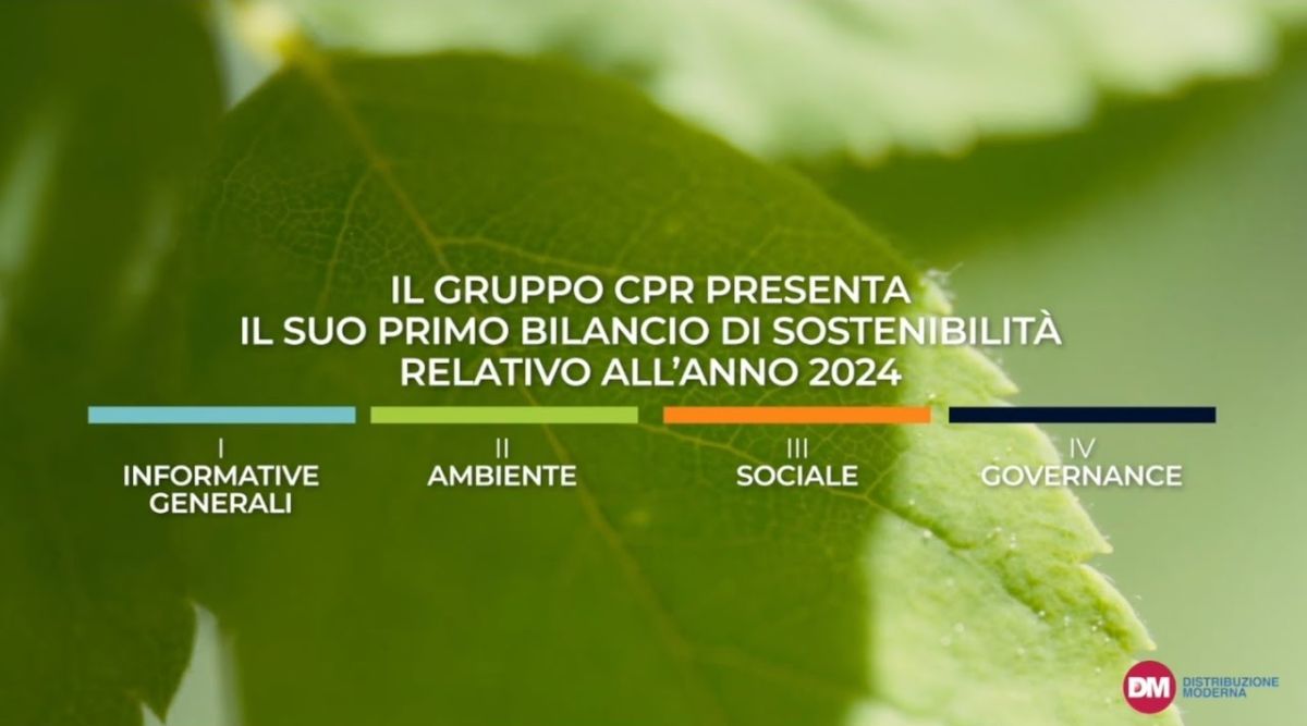 Video: Cpr System pubblica il Bilancio di sostenibilità 2024 