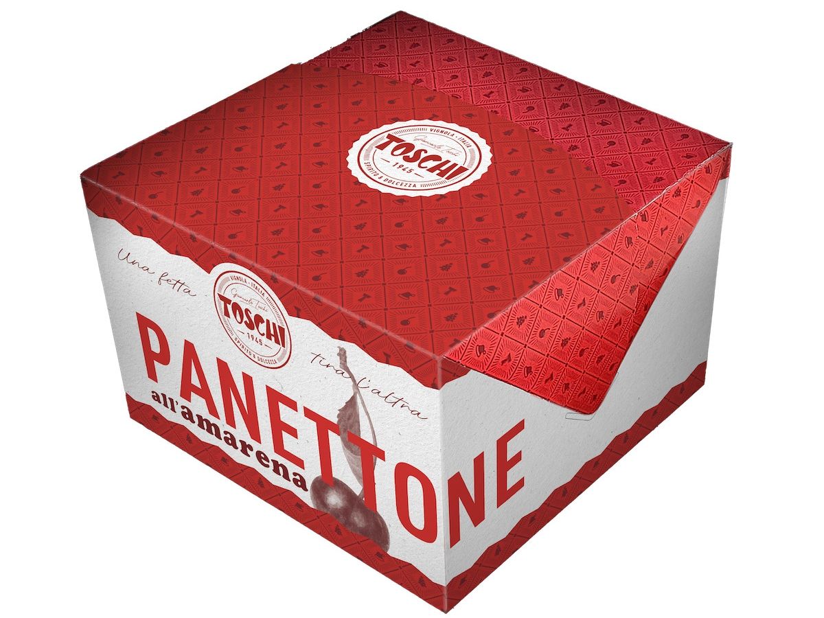 Toschi Vignola amplia la gamma con il Panettone all'amarena e Dubai inspired chocolate