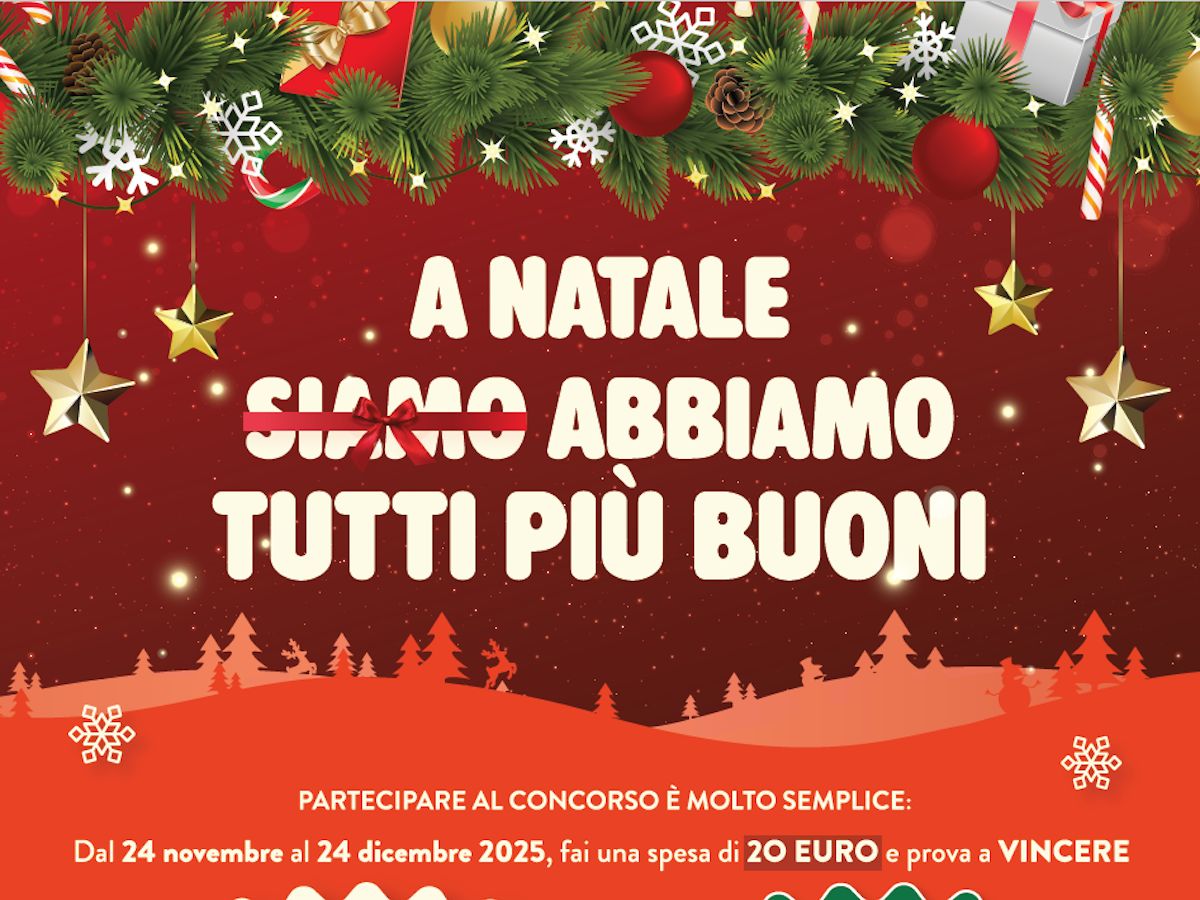 Crai celebra le feste con il concorso “A Natale abbiamo tutti più buoni&quot;