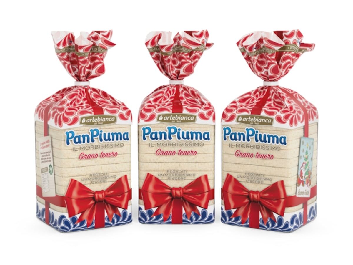 Pan Piuma grano tenero olio evo si veste con un nuovo pack Christmas Edition 2025