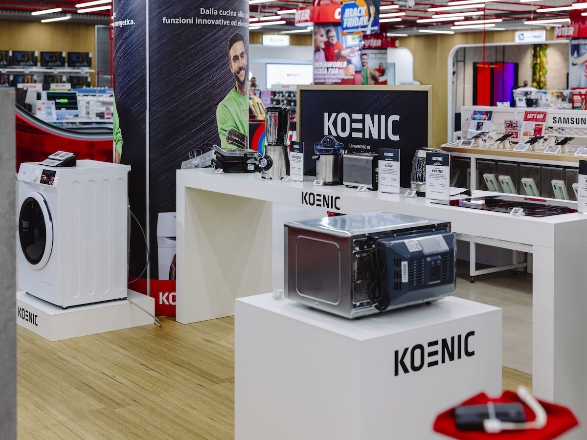 Mediaworld punta sui propri marchi privati Peaq, Koenic, Isy e Ok. per la crescita