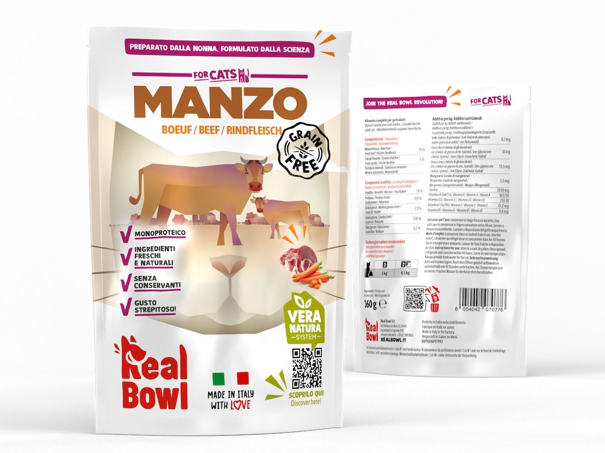Real Bowl porta il pet food naturale nelle ciotole dei gatti e accelera l’espansione in Europa