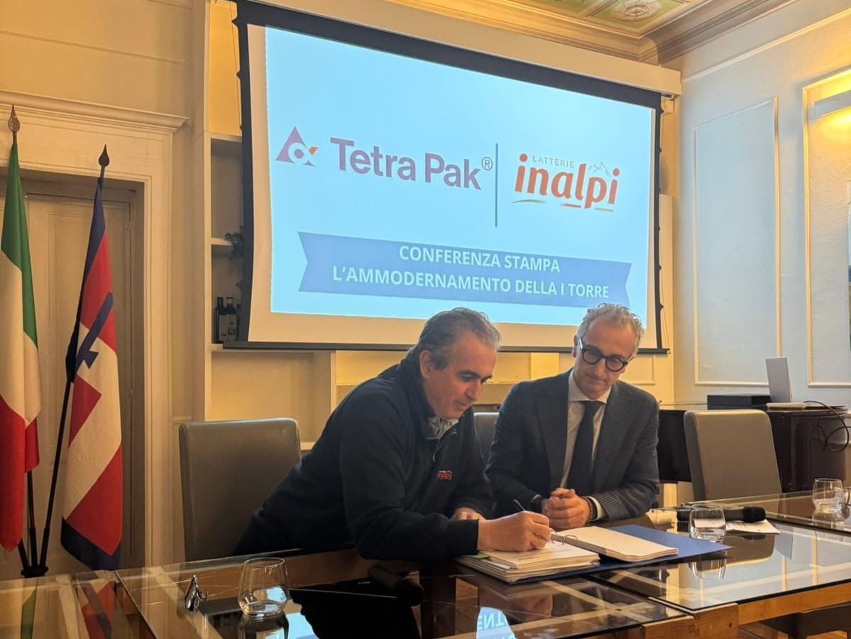  Inalpi-Tetra Pak: accordo per sviluppare ingredienti lattiero-caseari di alta qualità