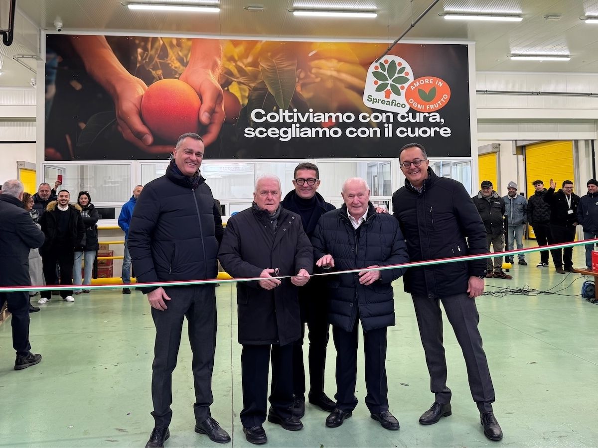 Spreafico inaugura il nuovo stand mercato ortofrutticolo di Milano