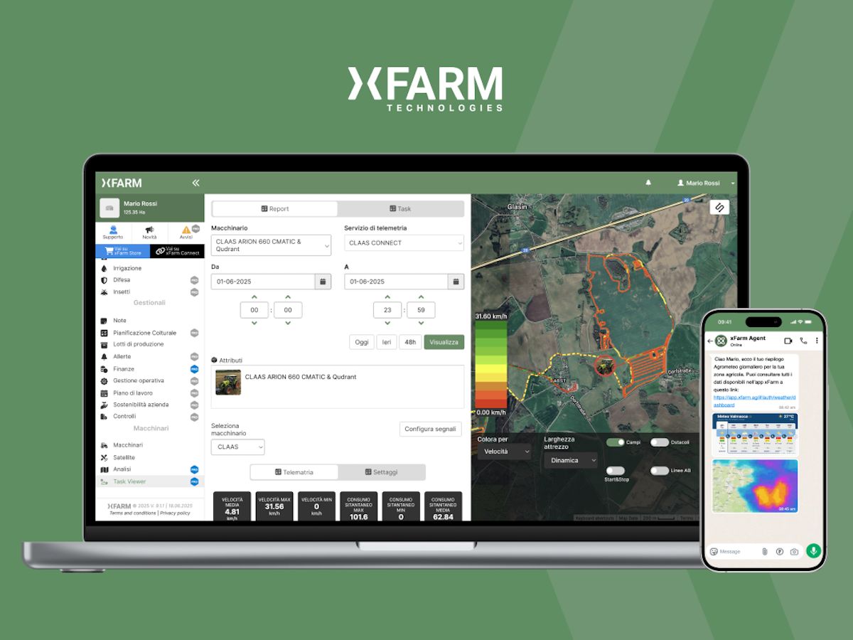 Xfarm Technologies lancia xFarm Agent:  il nuovo strumento AI al servizio degli agricoltori