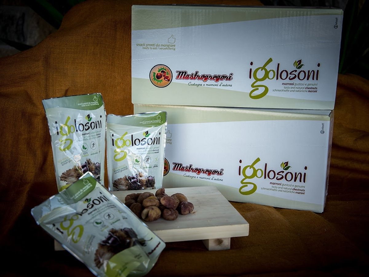 Mastrogregori approda per la prima volta a Marca e propone i marroni in versione snack