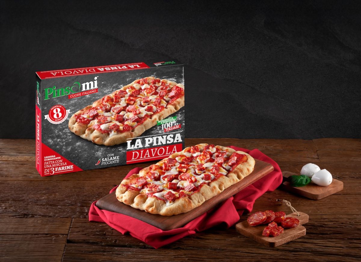 Pinsami lancia le pinse farcite: nel banco frozen arrivano Diavola e Carbonara 