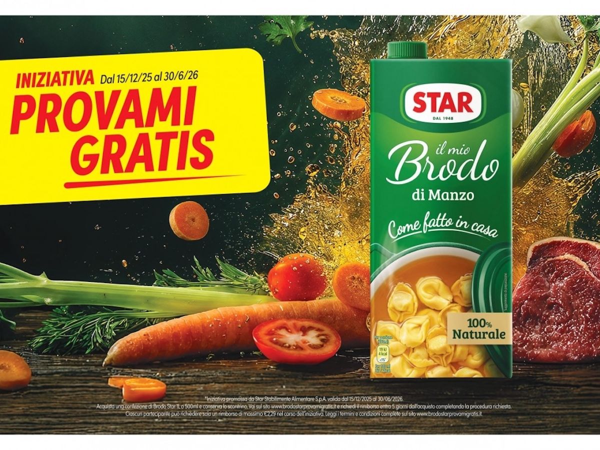 Il Mio Brodo torna in comunicazione con l'iniziativa di cashback “Provami gratis”