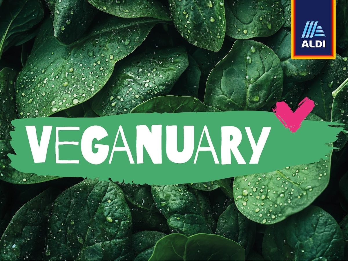 Aldi celebra veganuary con un ricco assortimento interamente vegetale