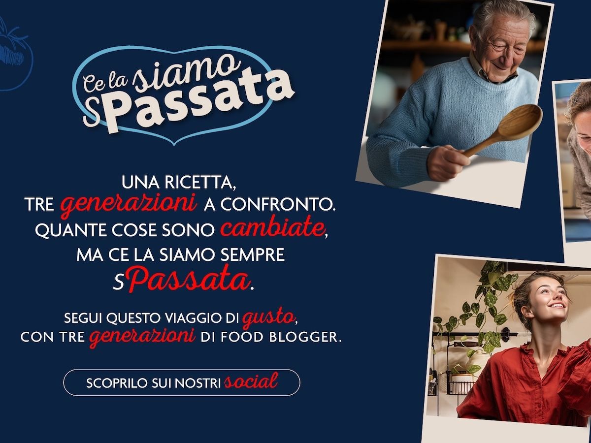 Cirio lancia “Ce la siamo spassata”: un viaggio e un concorso tra ricette di famiglia